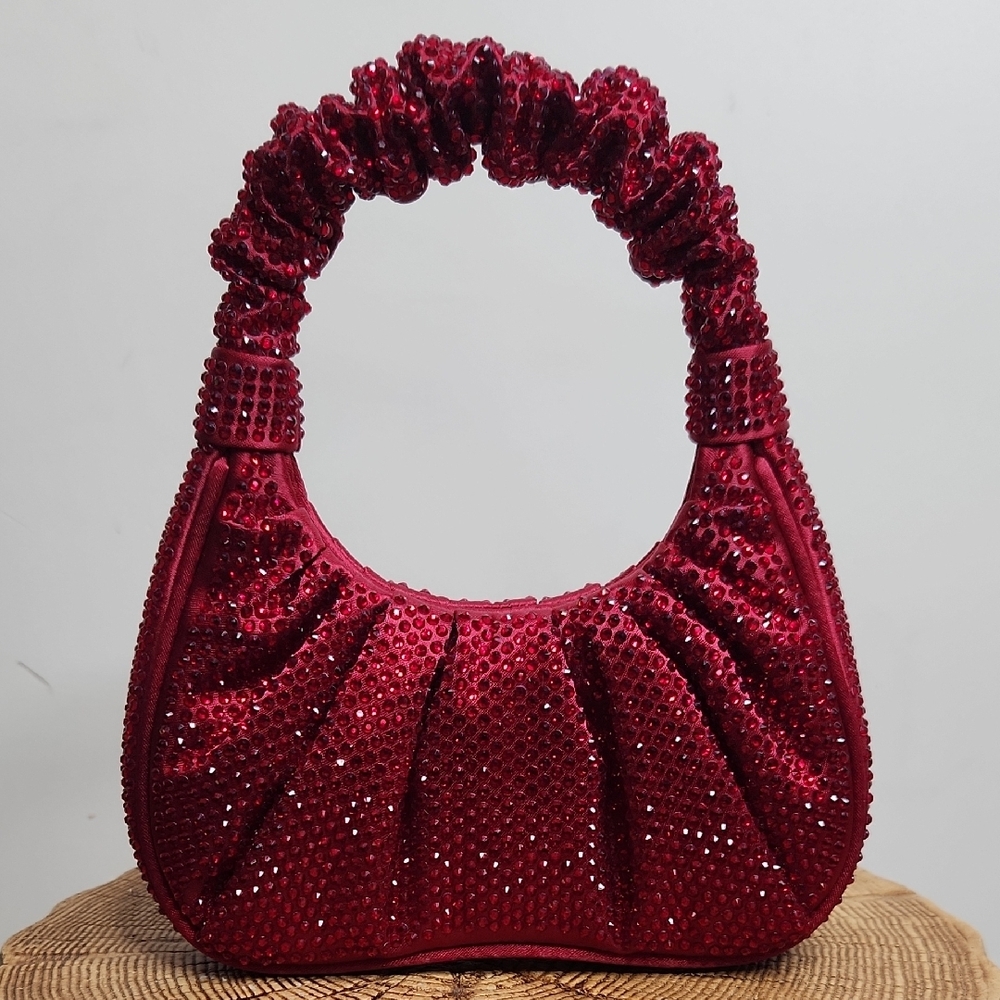 JW Pei Gabbi Artificial Crystal Red Women's handbag - Picture 2 of 7